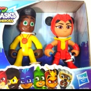 NEW Disney Junior PJ Masks Newton Star & An Yu 2.5-Inch Mini Figure 2-Pack